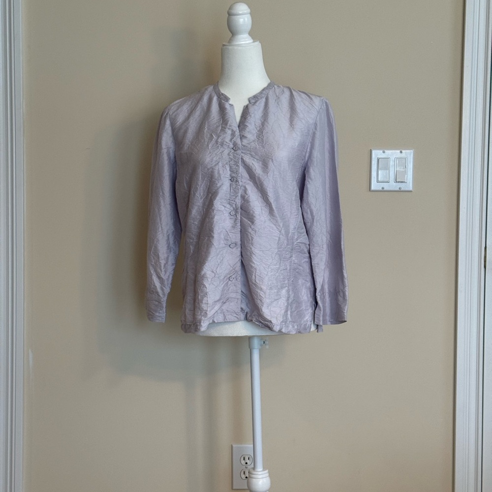 Eileen Fisher Light Purple Blouse